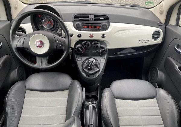 Fiat 500 cena 18900 przebieg: 134000, rok produkcji 2009 z Trzemeszno małe 121